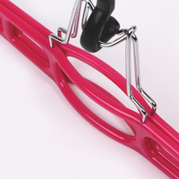 Cintres en plastique pour pantalons avec crochet en métal, antidérapants, pour pantalons et jupes, extensions de cheveux.