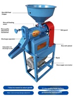 Nouvelle machine à décortiquer le riz multifonctionnelle pour usage domestique, petite décortiqueuse-broyeur anti-parasites avec une capacité de 150 kg/h