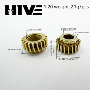 מכירה ישירה מהמפעל HIVE, מפתחות כיוון לגיטרה עם חור משושה ביחס 1:20, אביזרים לראשי מכונות - Product Image 2
