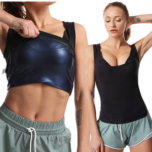 Traje de Sauna <span class=keywords><strong>para</strong></span> mujer, entrenador de cintura, <span class=keywords><strong>chaleco</strong></span> quemador de grasa, adelgazante, Sauna <span class=keywords><strong>para</strong></span> el sudor, moldeador corporal <span class=keywords><strong>para</strong></span> perder <span class=keywords><strong>peso</strong></span> - Product Image 2