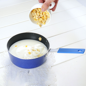 Casserole <span class=keywords><strong>en</strong></span> aluminium avec poignée <span class=keywords><strong>en</strong></span> silicone, faitout, marmite à lait, pour la cuisson des nouilles - Product Image 5