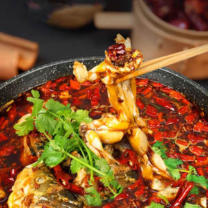 वाणिज्यिक मेंढक सिर गर्म बर्तन मसाला सिचुआन चोंगकिंग वसा आंत मछली बुलफ्रॉग सॉस खानपान सीज़निंग - Product Image 3