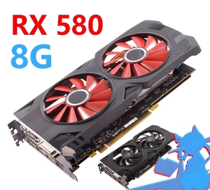 2022 para <span class=keywords><strong>Asus</strong></span> <span class=keywords><strong>RX</strong></span> <span class=keywords><strong>580</strong></span> 8GB Desktop GPU Tarjeta gráfica nueva y usada con ventilador Cooler RTX 3080 y 3090 Nivel de juego - Product Image 6