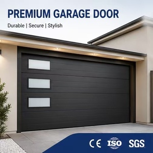 <span class=keywords><strong>Porte</strong></span> <span class=keywords><strong>de</strong></span> <span class=keywords><strong>garage</strong></span> <span class=keywords><strong>sectionnelle</strong></span> électrique automatique moderne en aluminium étanche avec télécommande pour extérieur, sous-sol, villa, maison - Product Image 2