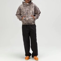 Sweat à capuche d'hiver personnalisé camouflage arbre lumineux 100% Coton, motif Branche Forest, coupe oversize et carrée, épais, coupe-vent, pour homme, pour l'extérieur