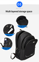 Large Capacity Water Resistant Scratch Proof Oxford Multi Layered Storage Breathable Comfortable Shoulder Strap Laptop Backpack