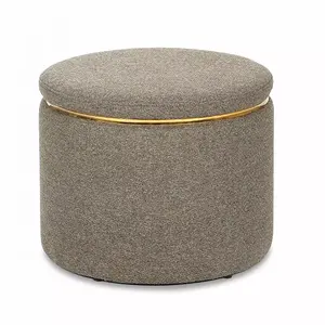 Modern fashion comfy cheap storage ottoman