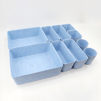 Panier de rangement multifonctionnel en feutre à ouverture supérieure pour jouets, bac de rangement en feutre pour organisateur de tiroir de placard