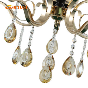 Lámpara de Techo de Estilo Moderno, Lámpara Colgante de Cristal de Lujo para Sala de Estar y Comedor - Product Image 6