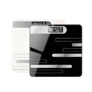 เครื่องชั่งน้ำหนักดิจิตอลอัจฉริยะ จอแสดงผล LCD ทรงสี่เหลี่ยมขนาด 260 มม. พร้อมการวัดอุณหภูมิ การชาร์จ USB การวัดน้ำหนัก - Product Image 3