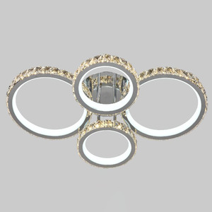 Modern Decorative Ceiling <strong>Light</strong> Dimmable Smart Lighting Living Room Bedroom Square Round Acrylic <strong>LED</strong> Ceiling Lamp - Product Image 2