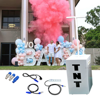 Canon à poudre fumigène TNT Reveal pour révélation du sexe (garçon ou fille) avec télécommande pour fête d'annonce du sexe