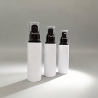 Flacon en verre à bille rechargeable personnalisé en gros, noir et blanc, avec bouchon à vis, pour parfum de voyage, soin de la peau, huile essentielle