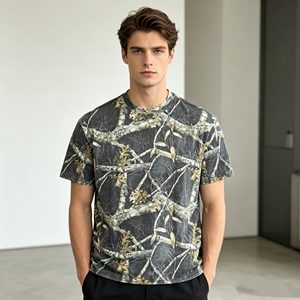 Camiseta para hombre personalizada, de algodón de alta calidad, con hombros caídos, corte holgado, estilo oversized, con estampado digital. - Product Image 5