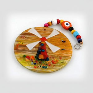 12 X 22 cm Glass Evil Eyes <b>Wall</b> <b>Decoration</b> Unique and Eye-catching <b>Wall</b> Accent - Product Image 2