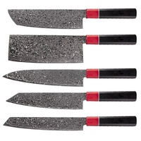 Ensemble de couteaux de cuisine professionnels 67 couches en acier damas Chef tranchant manche octogonal japonais VG10 poche gaine de poche de pêche