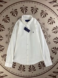 Nouvelle chemise décontractée classique brodée de <span class=keywords><strong>la</strong></span> marque Xunge 2026 en sergé anti-boulochage avec logo cheval 100 % coton pour l'été - Product Image 2