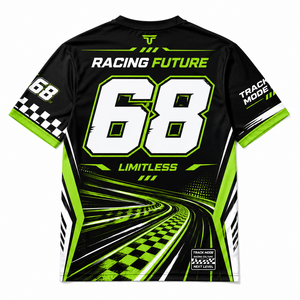 2026 New Arrival <b>Track</b> Mode Racing Fan Tee Men Women Loose Casual Breathable Full Sublimation Custom Number Sports Short Sleeve - Product Image 5