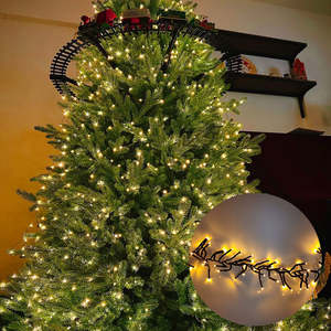 <span class=keywords><strong>Guirlande</strong></span> lumineuse <span class=keywords><strong>solaire</strong></span> LED en cuivre <span class=keywords><strong>10m</strong></span> IP44 étanche, blanc chaud, pour Noël et extérieur, éclairage décoratif - Product Image 1