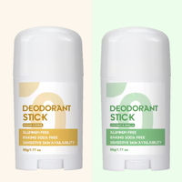 Déodorant en stick au sucre de coco, menthe et vanille, marque privée OEM ODM, pour hommes et femmes, baume déodorant roll-on