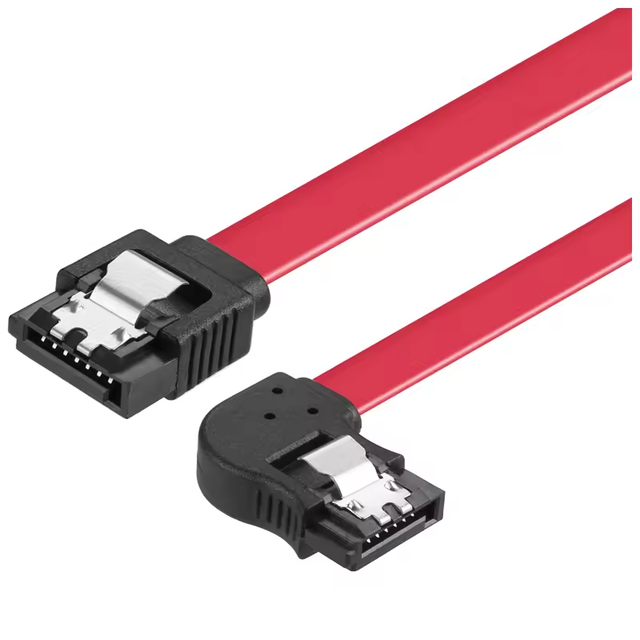 CableCreation 2-pack 18-inch SATA III 6.0 Gbps 7pin Female to Left Angle Female Sata Cable