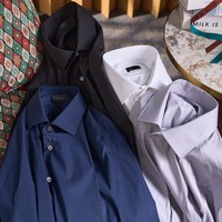 Kemeja Bisnis Kasual Musim Panas Pria ODM Bahan Polyester/Katun Bernapas, Pewarnaan Benang Anti-Pilling, Kualitas Tinggi Grosir