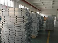 Échelle pliante multifonction en aluminium 4*3 marches 3,7 m avec une capacité de charge de 150 kg, adaptée aux travaux en extérieur et aux chantiers de construction