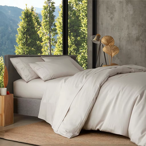 Thoáng Khí Sang Trọng Khách Sạn Home <span class=keywords><strong>100</strong></span>% Lyocell Tencel Duvet Bìa Lụa Soft100 % Áo Bạch Đàn Lyocell Tencel Bộ Đồ Giường Tấm <span class=keywords><strong>Set</strong></span> - Product Image 2