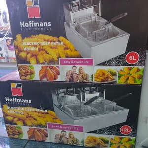 <span class=keywords><strong>Friteuse</strong></span> électrique double cuve Hoffmans HM-88-2 12L, double panier, pour frites et poulet, usage commercial, appareil de cuisine - Product Image 6