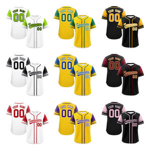 Maillot d'entraînement de baseball à boutons pour jeunes avec logo personnalisé Impression par sublimation respirante en polyester 100% Option de taille supérieure - Product Image 2