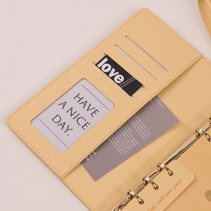 Elegante Cuaderno A6 Personalizado, Mini Agenda de Cuero PU con Hojas Sueltas, Juego de Bolígrafos, Anillas de 6 Anillos, Cierre Magnético - Product Image 5
