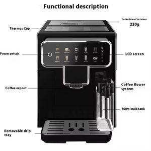 Cafetera Espresso Totalmente Automática con Carcasa de Aluminio Inteligente y Pantalla Táctil Eléctrica - Product Image 2