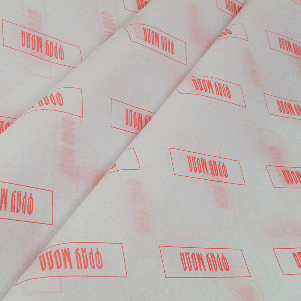 Wrapping Paper Packaging Christmas Gift Wrap Shiny Branded White Red Wrapping Paper