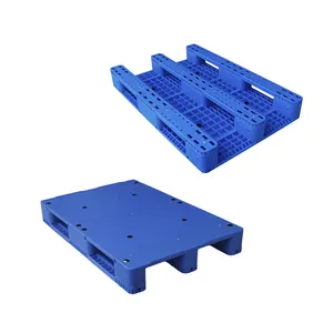 Plastic Pallets Factory Price Various Size Food Transportation Flat Hdpe Nine Feet Plastic Pallet Warehouse Use Fork Pallet