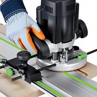 Kit de rail de guidage de 110 pouces compatible avec Festool FS1400/2, rails de 2x55 pouces pour scie à rail TS55 TS75