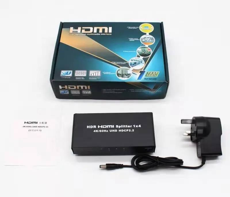 Peralatan Video HDMI Laris Konsole 4K HDMI Matrix 8X8 4K 60Hz Pemisah HDMI Audio Rumah