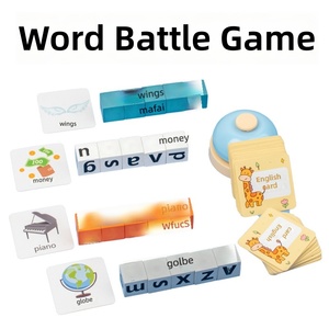 Bloques <span class=keywords><strong>de</strong></span> Madera del Alfabeto Inglés, Cubo <span class=keywords><strong>de</strong></span> Ortografía <span class=keywords><strong>de</strong></span> Palabras en Inglés, Juguete Educativo Temprano Divertido, <span class=keywords><strong>Juego</strong></span> <span class=keywords><strong>de</strong></span> Cartas <span class=keywords><strong>de</strong></span> Batalla <span class=keywords><strong>de</strong></span> Palabras en Inglés - Product Image 3