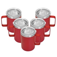 Tasse à café personnalisable en acier inoxydable 12oz 16 oz Tumbler blanc tasse à bière en acier inoxydable à double paroi avec logo