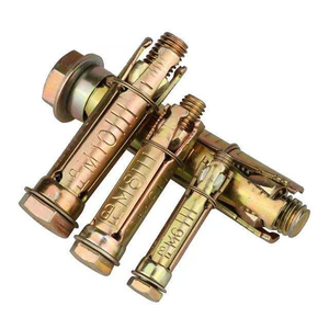 Ventas al por mayor 3PCs 4PCs Fix Sleeve <span class=keywords><strong>Anchor</strong></span> <span class=keywords><strong>Bolt</strong></span> Galvanizado Steel Expansion Yellow <span class=keywords><strong>Anchor</strong></span> <span class=keywords><strong>Bolt</strong></span> - Product Image 3