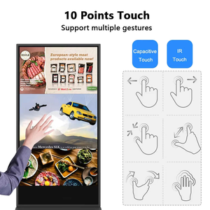 Affichage numérique vertical sur pied avec écran tactile capacitif, extension par <span class=keywords><strong>carte</strong></span> TF, 49 pouces, décodage de plusieurs formats vidéo et d'images - Product Image 6