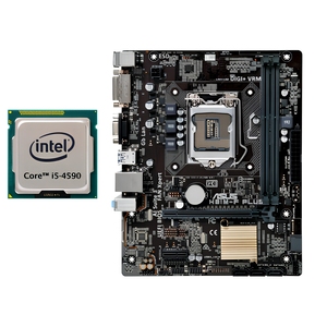 Placa Base <span class=keywords><strong>ASUS</strong></span> H81M-K/F PLUS Compatible con Procesadores de 4.ª Generación <span class=keywords><strong>I3</strong></span>-4130/i5-4590/i7-4790/E3-1230V3, Kit DDR3, Socket LGA1150, Doble SATA, para Escritorio - Product Image 4