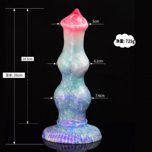 NNSX Ice Dragon Big Knot <b>Dildo</b> Colorful Large Glans Vaginal Anal G-spot Stimulate Flexible Artificial Penis Women Sexuality Toy - Product Image 6