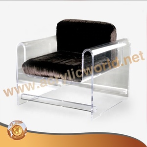 Chaise de salle à manger en acrylique transparent moderne, chaise de salon, chaise transparente personnalisée - Product Image 5