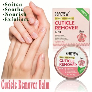 Crème pour cuticules sèches et abîmées : Baume hydratant pour les soins des ongles, éliminateur de cuticules pour les mains rugueuses, les pieds gercés et rigides - Product Image 1
