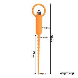 पुरुषों के लिए मिनी लचीला मूत्रमार्ग वाइब्रेटर, यूरेथ्रल डिनेशन उत्तेजना उत्तेजना मास्टरबेट बॉल वयस्क आनंद सेक्स खिलौना 10 आवृत्ति - Product Image 3