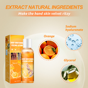 Tiktok-gel de loción Exfoliante para el cuidado de la piel, crema cosmética coreana para el cuerpo, blanqueamiento de nudillos oscuros, elimina la piel muerta, naranja, 2022 - Product Image 2