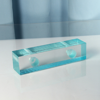 Briques de verre en cristal K9 transparent, blocs de verre décoratifs, briques de verre artisanales pour cloisons murales intérieures