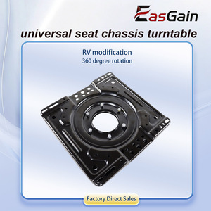 Plateau tournant universel à 360 degrés pour siège n°2, plaque de base de siège pour fourgonnette, monospace, camping-car, accessoires de conversion - Product Image 3
