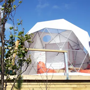 Winter verwendet Cold proof Outdoor Geode sic Dome Glamping Zelt Wasserdichtes Camping House Dome Zelt