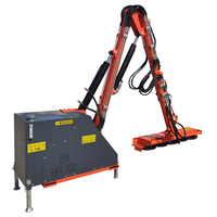 Matériel agricole : Tondeuse à gazon pour tracteur avec prise de force et cisaille hydraulique pour haies, composant essentiel de boîte de vitesses pour travaux d'arboriculture